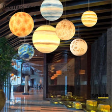 Load image into Gallery viewer, Cosmic planets Chandelier