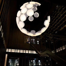 Load image into Gallery viewer, Nordic Aluminum Acrylic Moon Chandelier